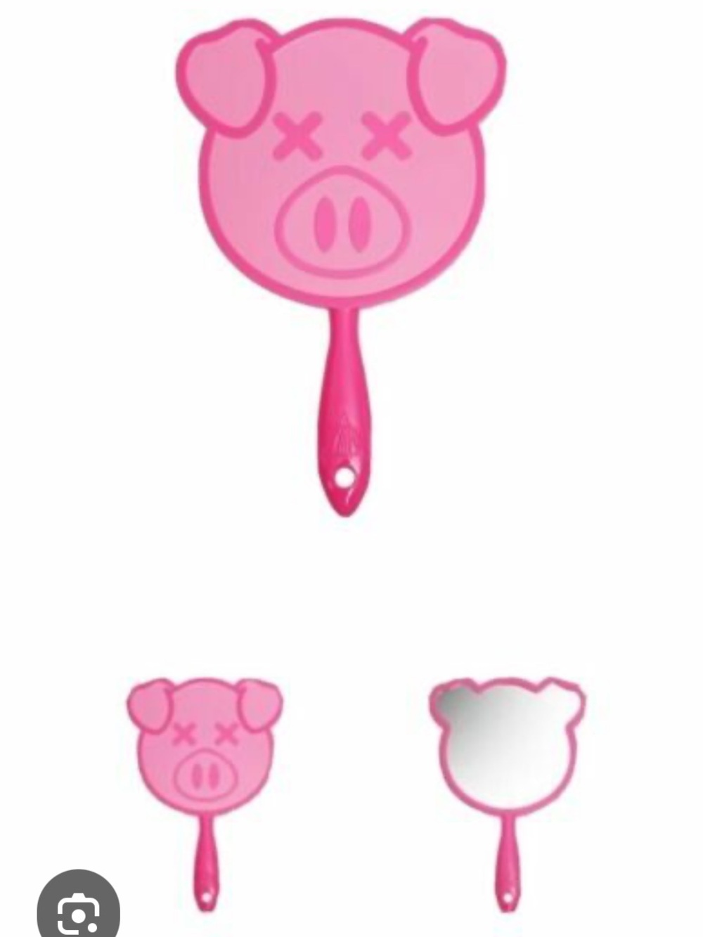 Jeffree Star x Shane Dawson pink Pig Hand Mirror Makeup Discontinued Rare NIB
